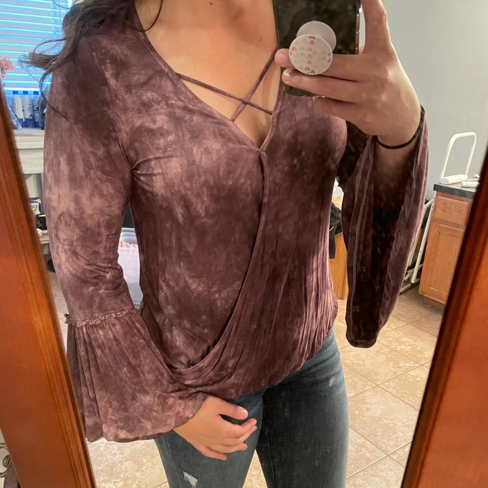 American Eagle Soft and Sexy bell sleeve
